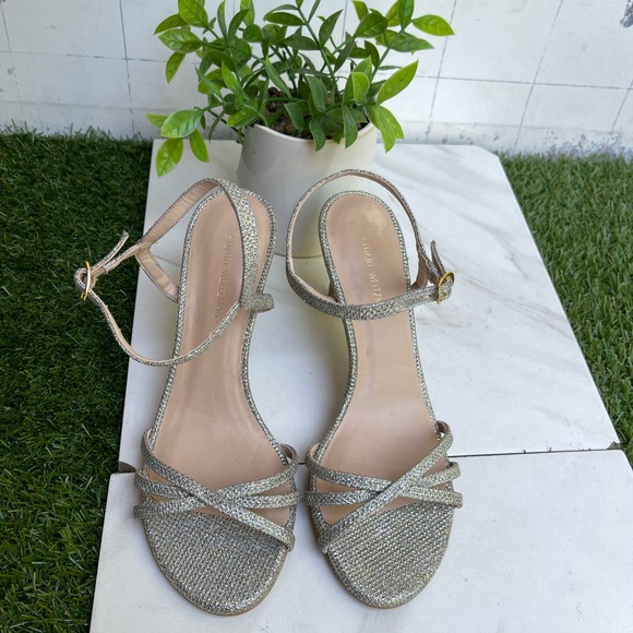 Stuart Weitzman Starla Metallic sandals size 5.5 - Picture 12 of 13